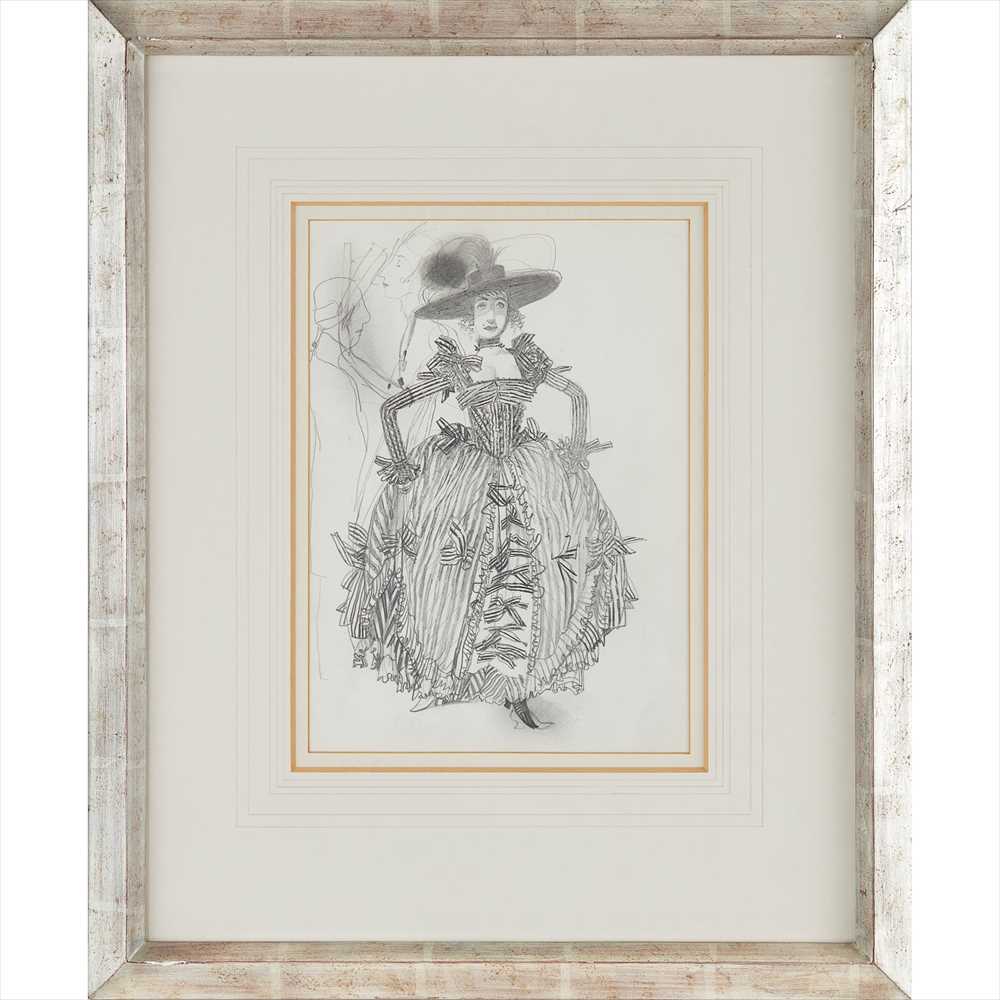 § John Byrne (Scottish B.1940) Marcellina, 'The Marriage of Figaro' Pencil drawing (Dimensions: 28cm - Image 2 of 2