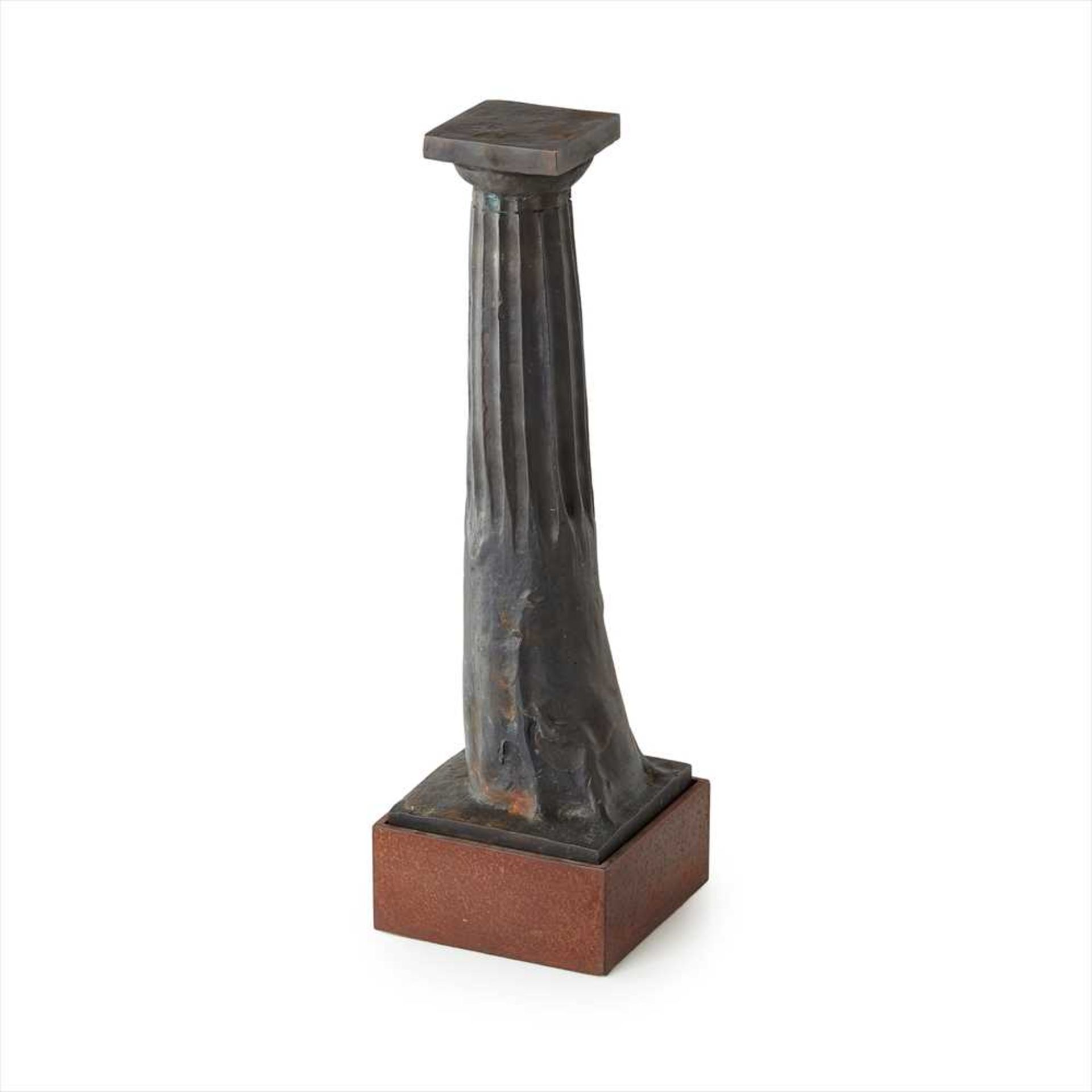 § ROBERTO GONZALEZ FERNANDEZ (SPANISH B.1948) COLUMN Signed, dated 1999 and numbered 2/25, bronze ( - Image 2 of 2