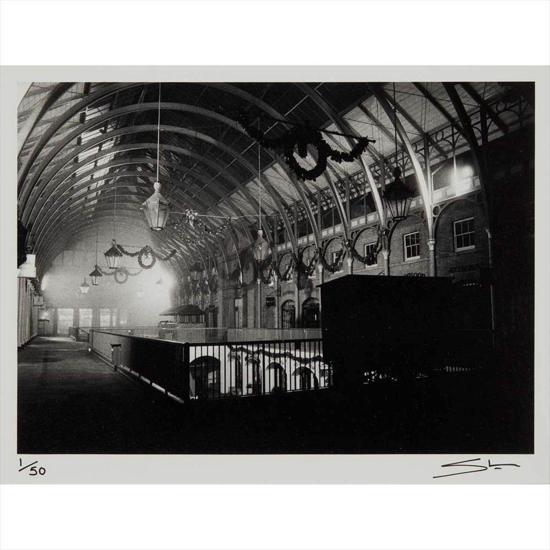 † § 20TH CENTURY BRITISH SCHOOL WALDORF HOTEL Silver gelatin print, a later re-print, signed with - Image 4 of 10