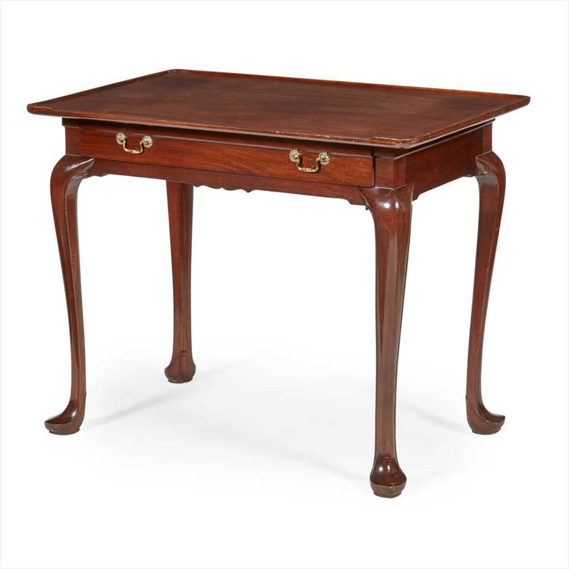 GEORGE II STYLE MAHOGANY SILVER TABLE BY WHYTOCK & REID EARLY 20TH CENTURY