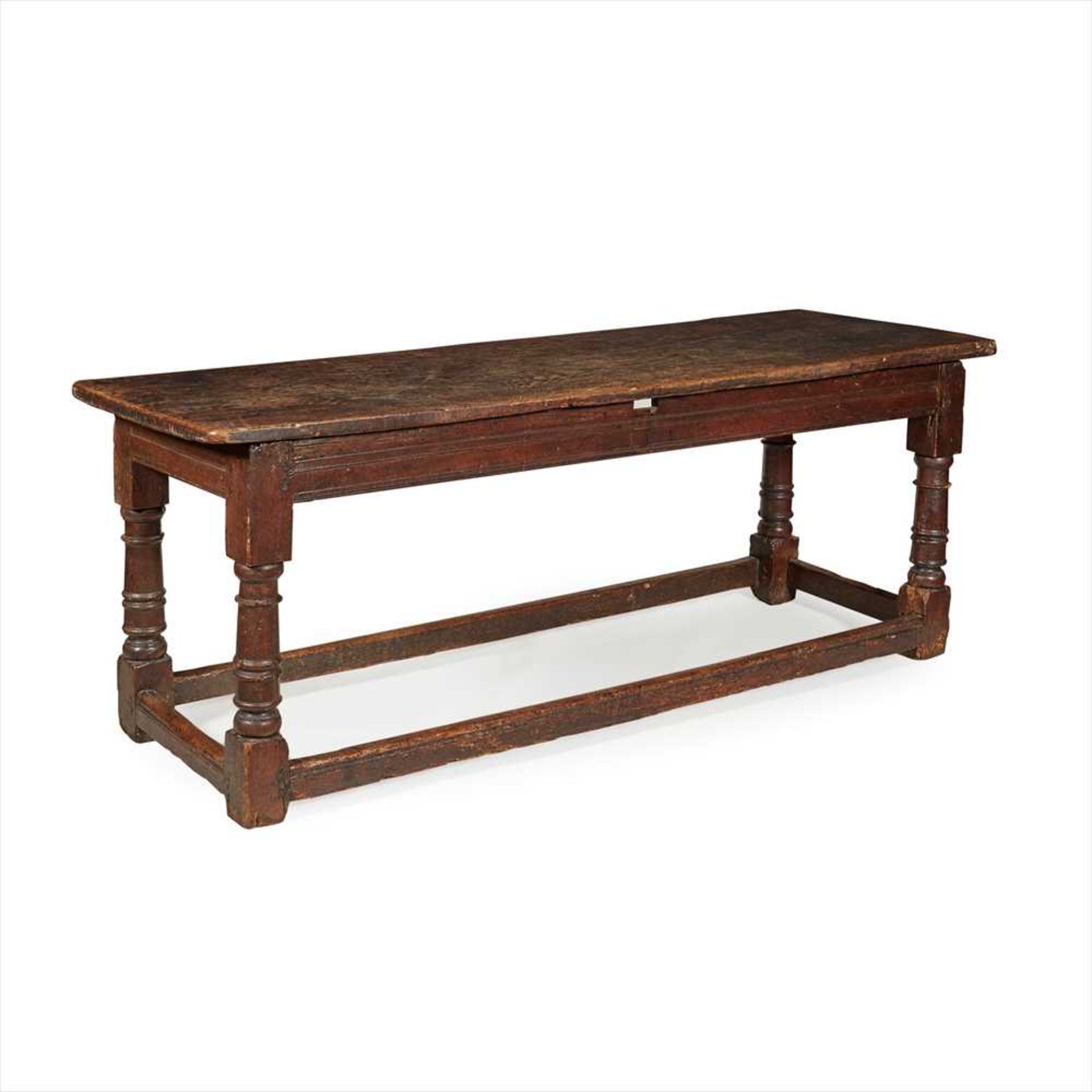 OAK REFECTORY TABLE EARLY 18TH CENTURY
