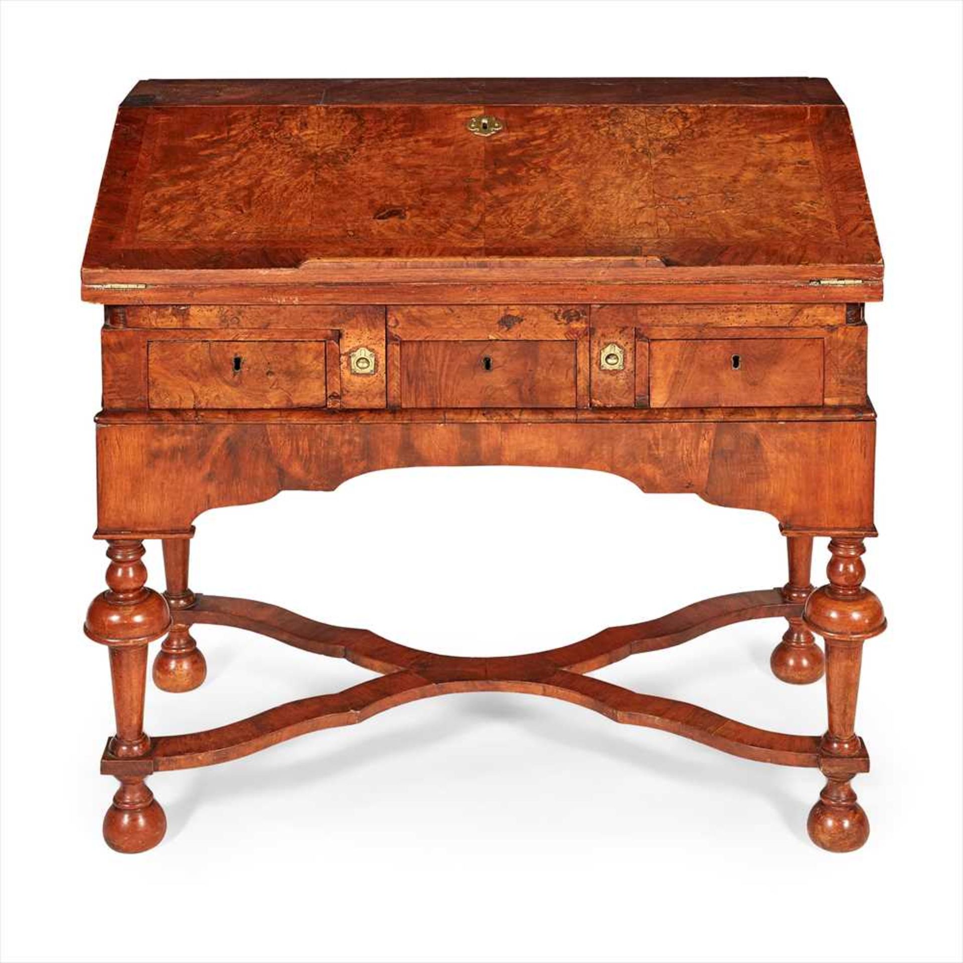 QUEEN ANNE WALNUT BUREAU EARLY 18TH CENTURY