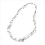 A diamond set multi-strand star necklace, Stefan Hafner