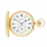 An 18ct gold hunter cased pocket watch, Keys of London