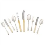 A canteen of modern flatware and cutlery