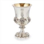 A William IV cased presentation goblet