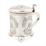 An 18th century Scandinavian peg tankard