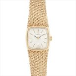 A l970s lady's 9ct gold wrist watch, Omega