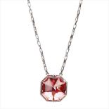 A gem set necklace, Baccarat