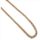 A 9ct gold curb link chain