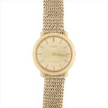 A lady's 18ct gold wrist watch, IWC