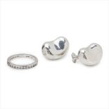 A diamond set half-eternity ring, Tiffany & Co