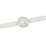 A 1940s diamond set bracelet