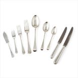 A collection of flatware