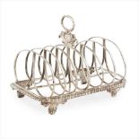 A William IV seven bar toast rack