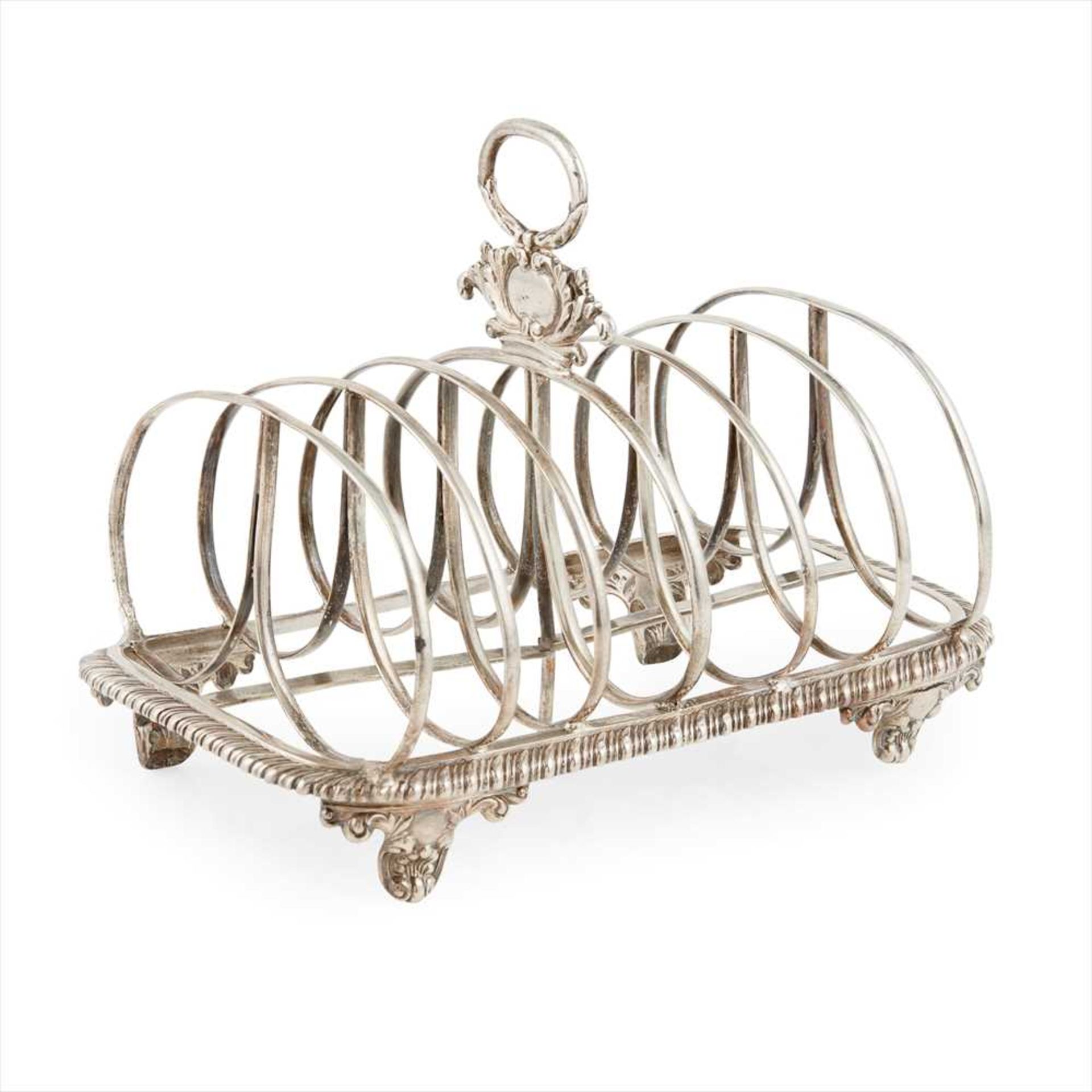 A William IV seven bar toast rack