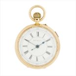 An 18ct gold cased pocket watch