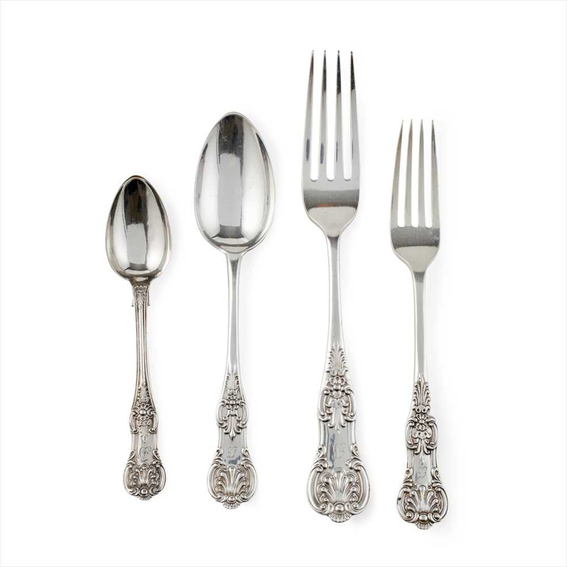 A matched suite of flatware - Image 2 of 3