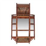 BOMBAY SCHOOL OF ART FURNITURE AESTHETIC MOVEMENT HARDWOOD WALL CABINET, CIRCA 1880