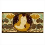 ZSOLNAY, PECS ART NOUVEAU TILE, CIRCA 1905