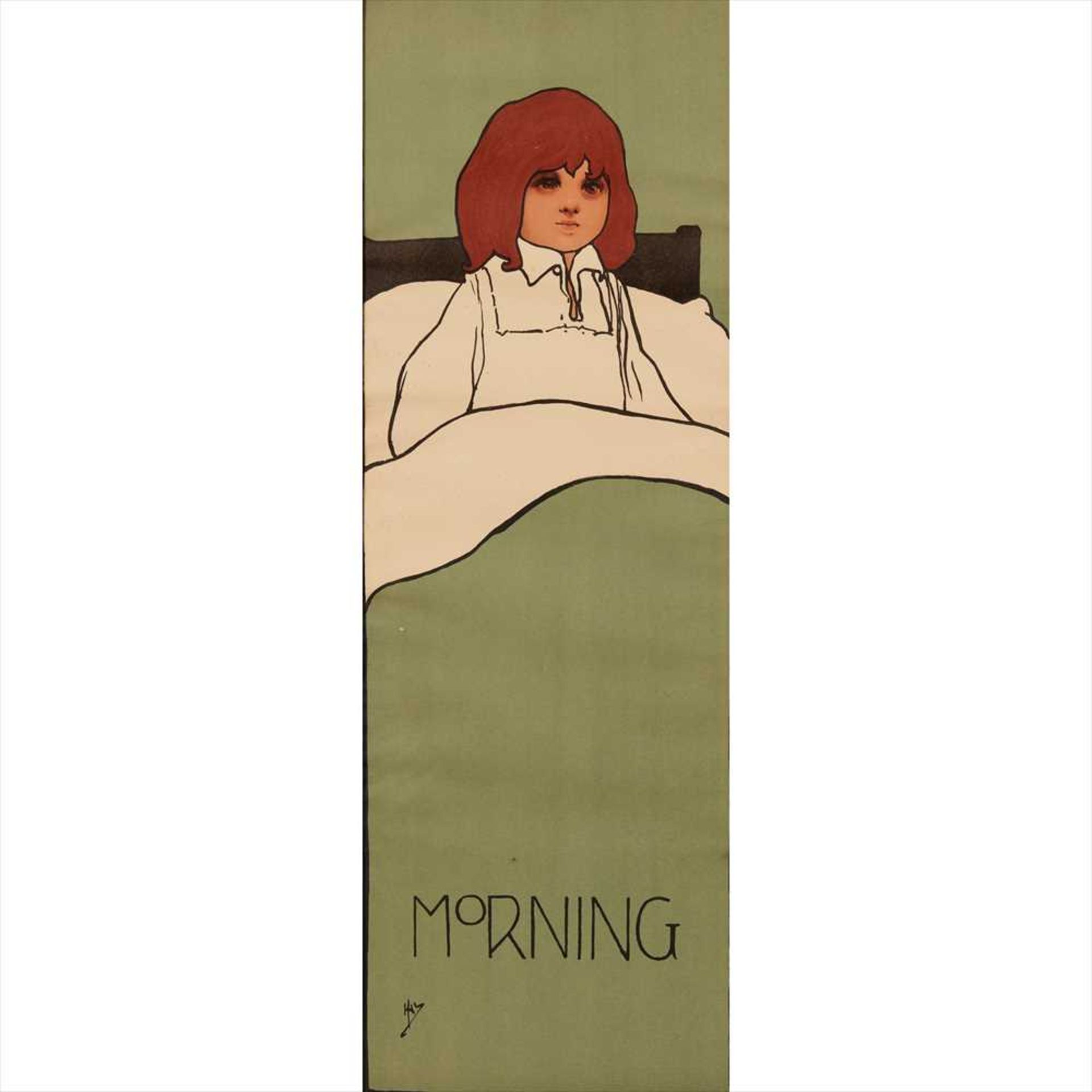 JOHN HASSALL (1868-1948) 'MORNING' AND 'NIGHT' NURSERY PRINTS, CIRCA 1910 - Image 3 of 4