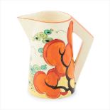 CLARICE CLIFF (1899-1972) 'ORANGE ERIN' CONICAL JUG, CIRCA 1930