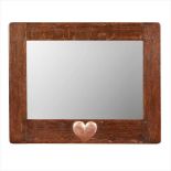 LIBERTY & CO., LONDON ARTS & CRAFTS OAK FRAMED MIRROR, CIRCA 1900