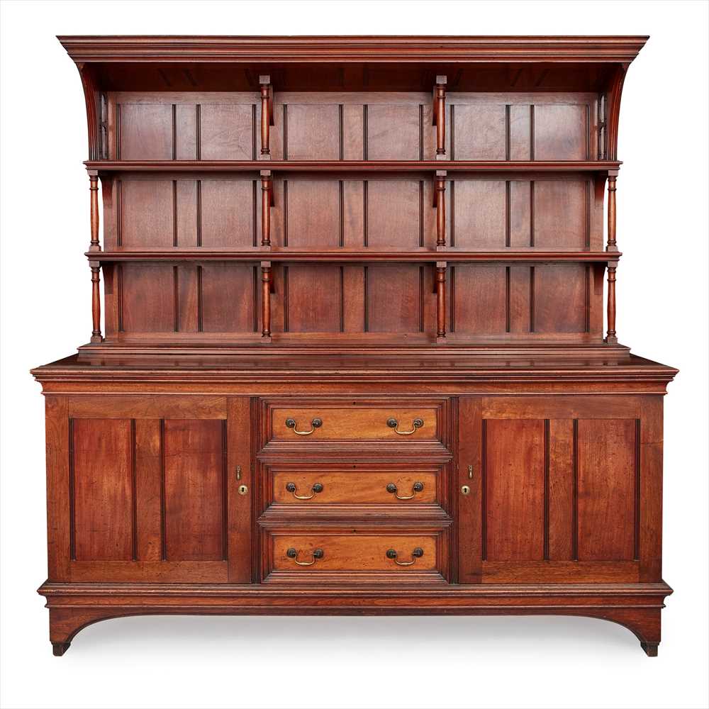 PHILIP WEBB (1831-1915) FOR MORRIS & CO ARTS & CRAFTS MAHOGANY SIDEBOARD, CIRCA 1900