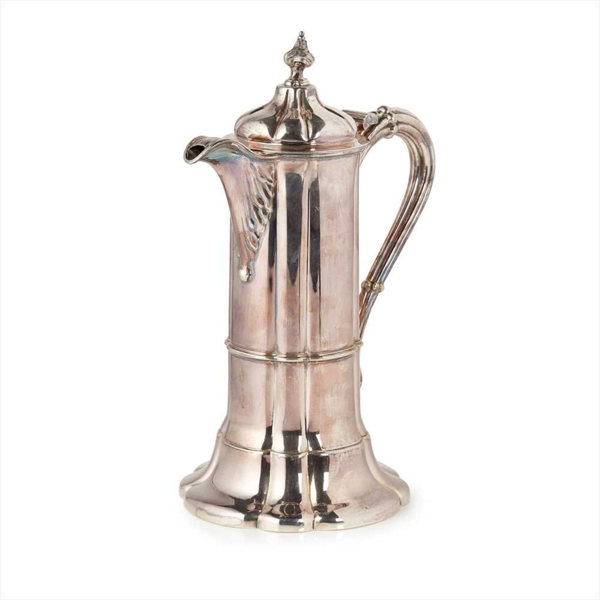 ATTRIBUTED TO A. W. N. PUGIN FOR JOHN HARDMAN & CO., BIRMINGHAM GOTHIC REVIVAL SILVER EWER, - Image 2 of 4