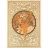 ALPHONSE MUCHA (1860-1939) TÊTES BYZANTINES (BLONDE)