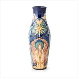 RACHEL BISHOP FOR MOORCROFT POTTERY 'CATHEDRAL' EARTHENWARE VASE, DATED 1999