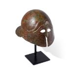 APULO-CORINTHIAN HELMET SOUTHERN ITALY, C. 350-300 B.C.