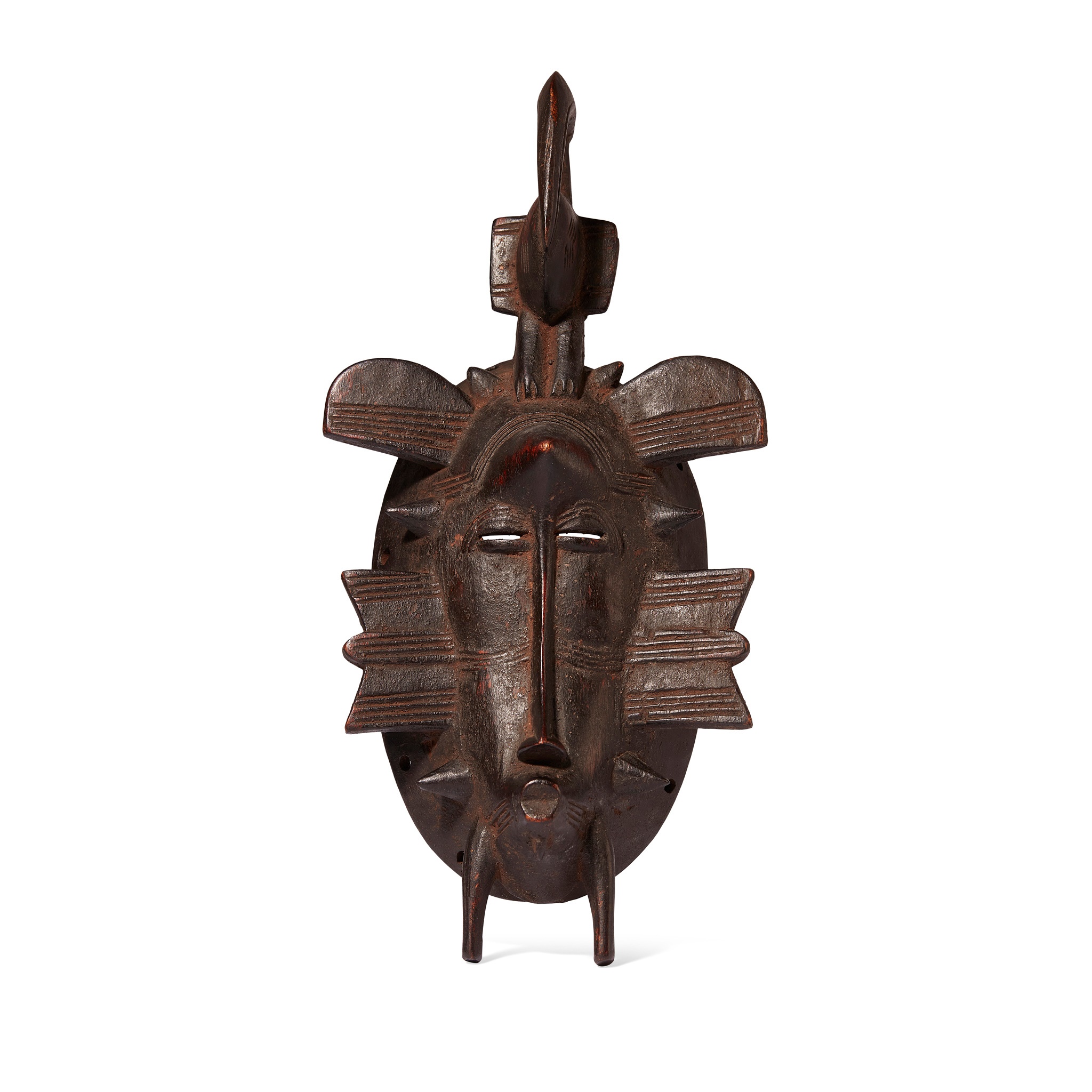 SENUFO MASK, KPELIE COTE D'IVOIRE