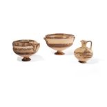 GROUP OF CYPRIOT VESSELS CYPRUS, C. 950 - 750 B.C.