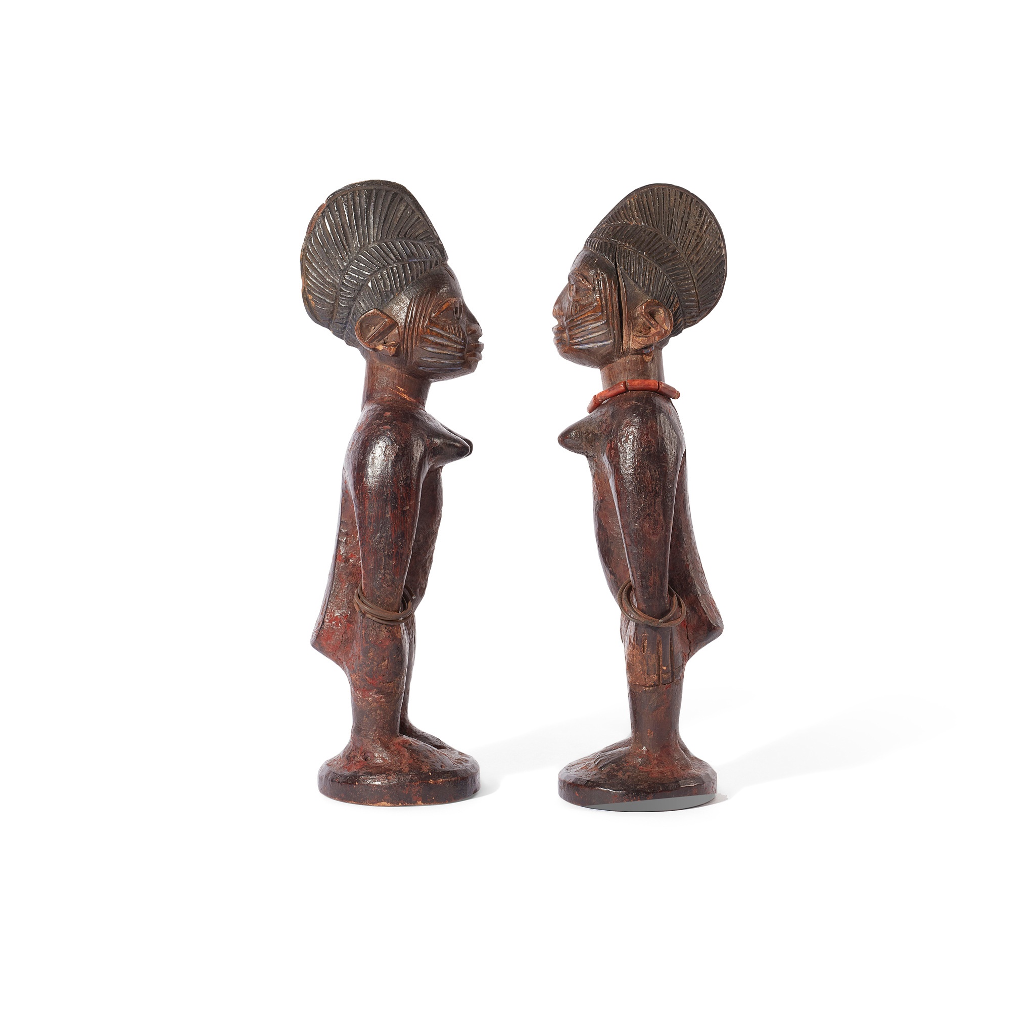 PAIR OF IBEJI NIGERIA - Image 2 of 3