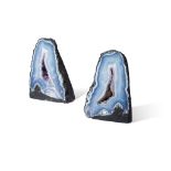 AGATE GEODE PAIR BRAZIL