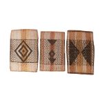 TRIO OF MBOLE MATS, IOSA DEMOCRATIC REPUBLIC OF CONGO