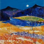 § JOHN LOWRIE MORRISON (JOLOMO) O.B.E. (SCOTTISH B.1948) HARVEST MOON