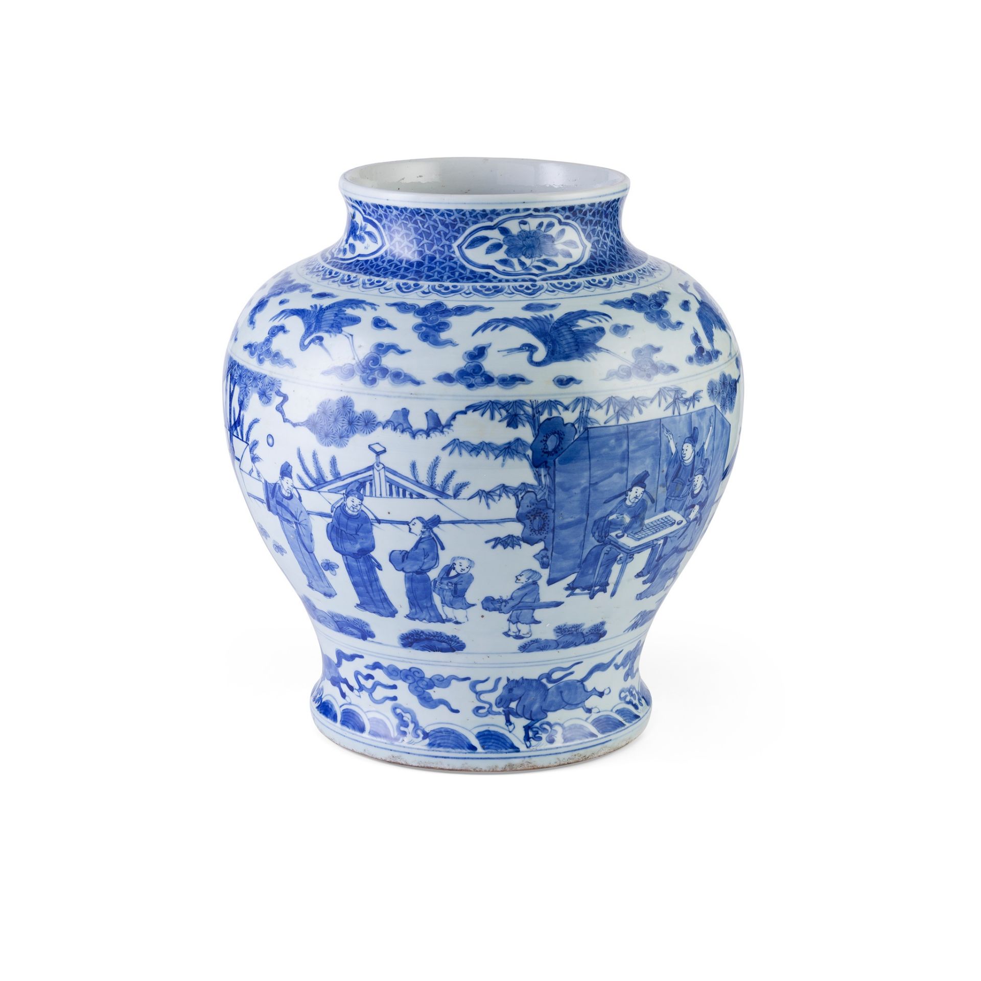 BLUE AND WHITE BALUSTER JAR MING STYLE - Image 2 of 2