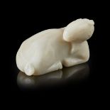 STONE CARVING OF A GOAT QING DYNASTY, 18TH-19TH CENTURY