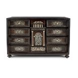 Y ANGLO-INDIAN EBONY INLAID CABINET 19TH CENTURY