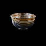 AGATE DEEP BOWL QIANLONG MARK BUT REPUBLIC PERIOD, 20TH CENTURY