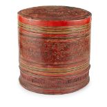 BURMESE LACQUER BETEL BOX 19TH-20TH CENTURY