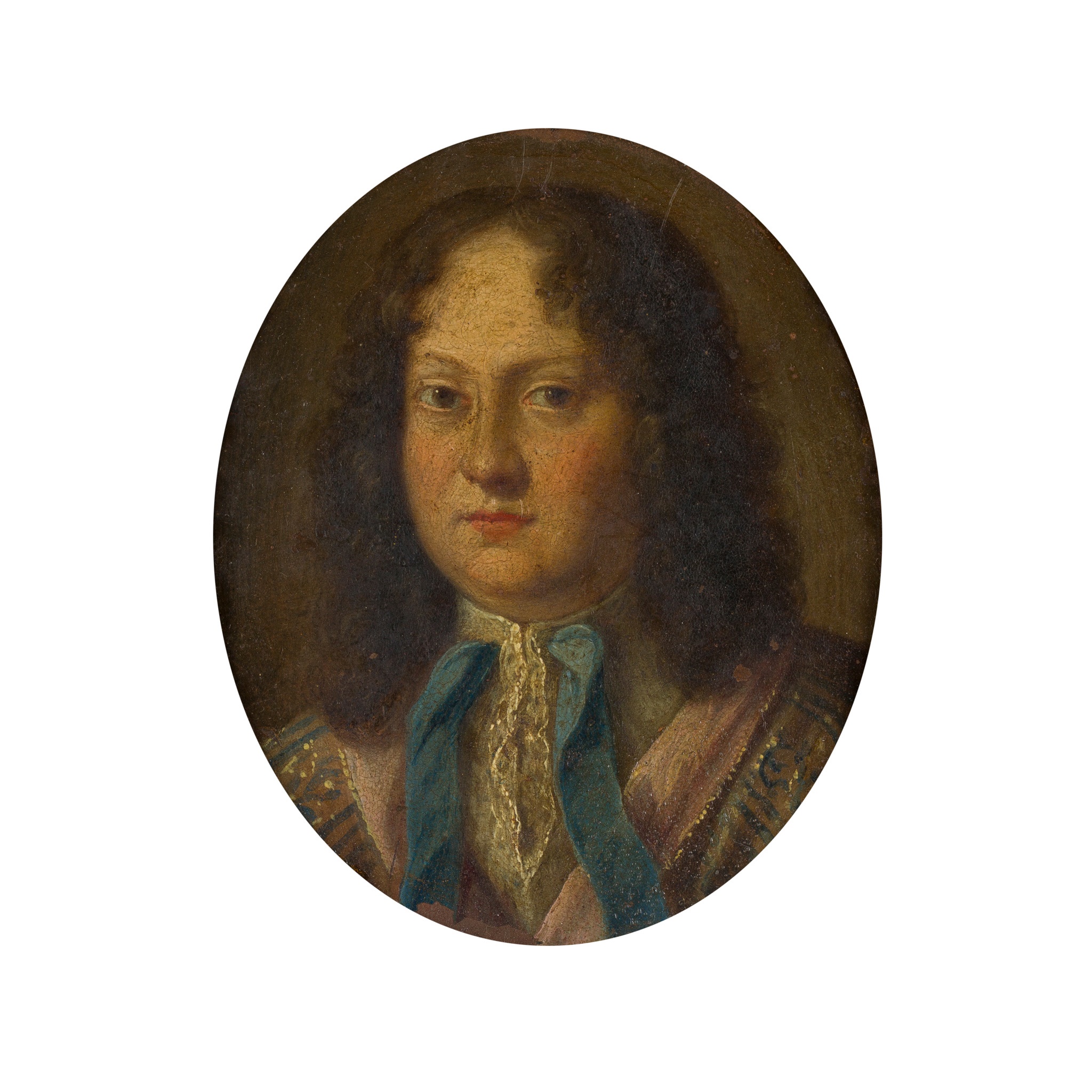 DUTCH SCHOOL (17TH CENTURY) PORTRAIT MINIATURE OF A GENTLEMAN