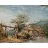 JOHANN GOTTLOB FRIEDRICH TIEBEL (GERMAN 1750 - 1796) THE WATERMILL