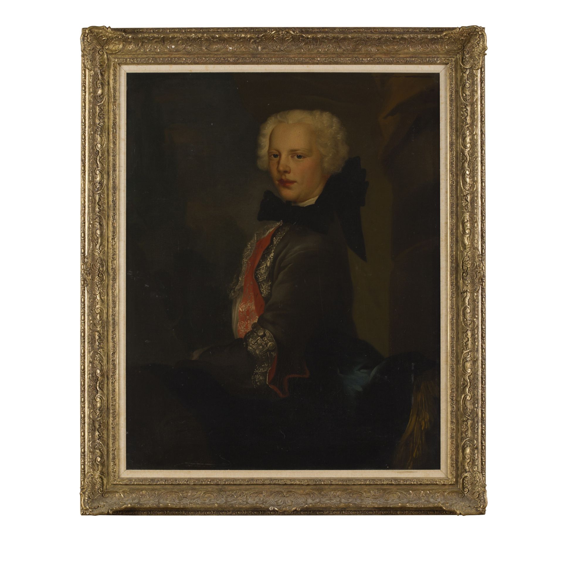 ATTRIBUTED TO LOUIS GABRIEL BLANCHET (FRENCH 1705-1772) PORTRAIT OF A NOBLEMAN - Image 2 of 2