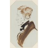 EDWIN LANDSEER (BRITISH 1802-1873) PORTRAIT OF GILBERT STUART NEWTON