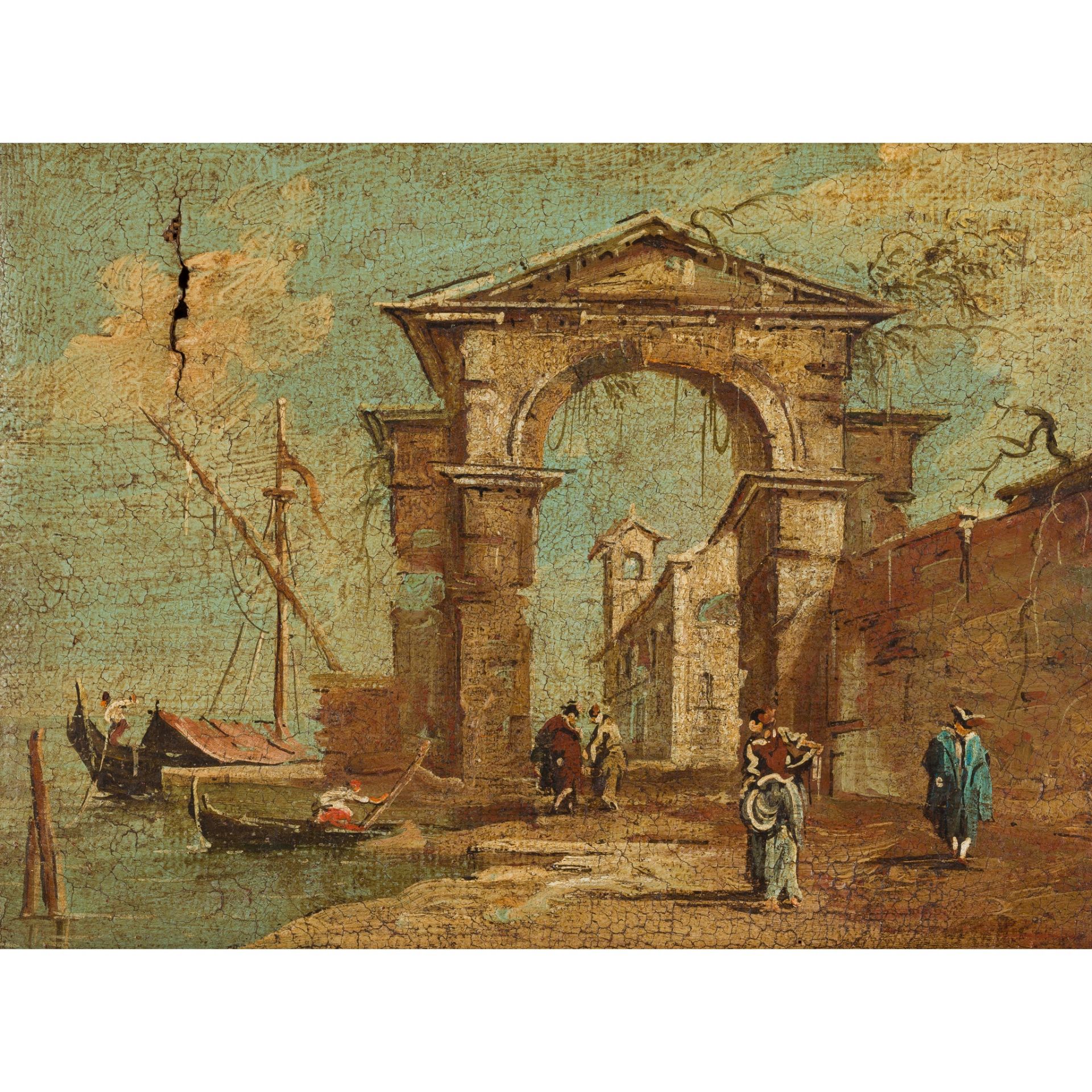 MANNER OF FRANCESCO GUARDI (ITALIAN 20TH CENTURY) CLASSICAL VIEWS OF VENICE - Image 5 of 9