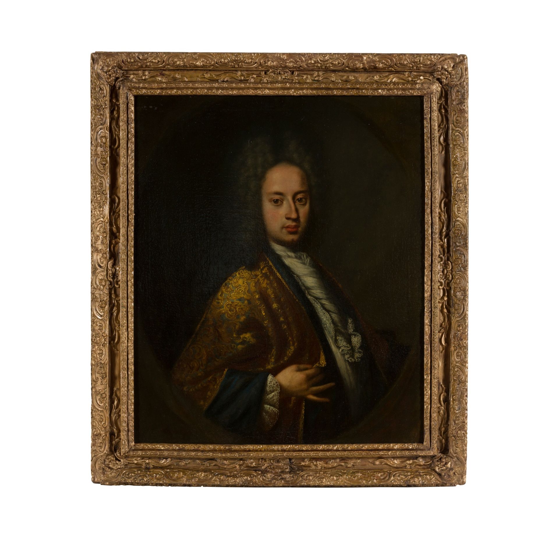 ITALIAN SCHOOL (18TH CENTURY) PORTRAIT OF A NOBLEMAN - Image 2 of 2