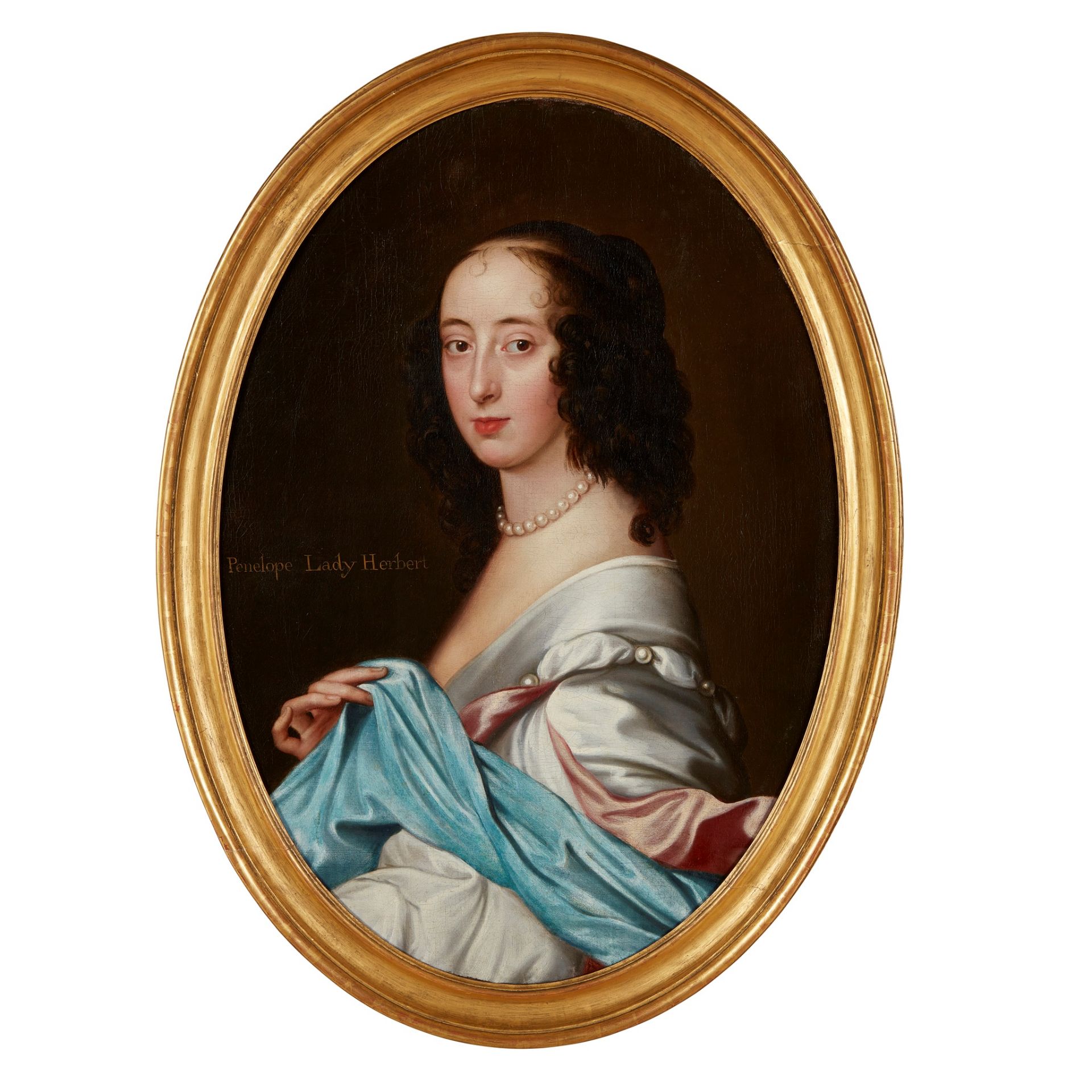 CIRCLE OF SIR ANTHONY VAN DYCK (FLEMISH 1599-1641) PORTRAIT OF PENELOPE, LADY HERBERT - Image 2 of 2